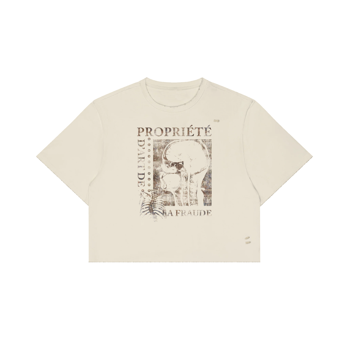 'PROPRIÉTÉ D’ART DE LA FRAUDE' SHIRT