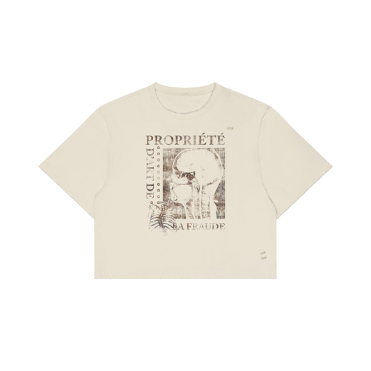 'PROPRIÉTÉ D’ART DE LA FRAUDE' SHIRT